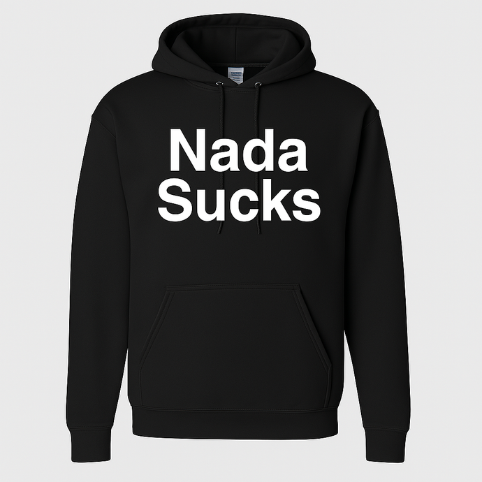 Men's Nada Sucks Soft Hoodie Black