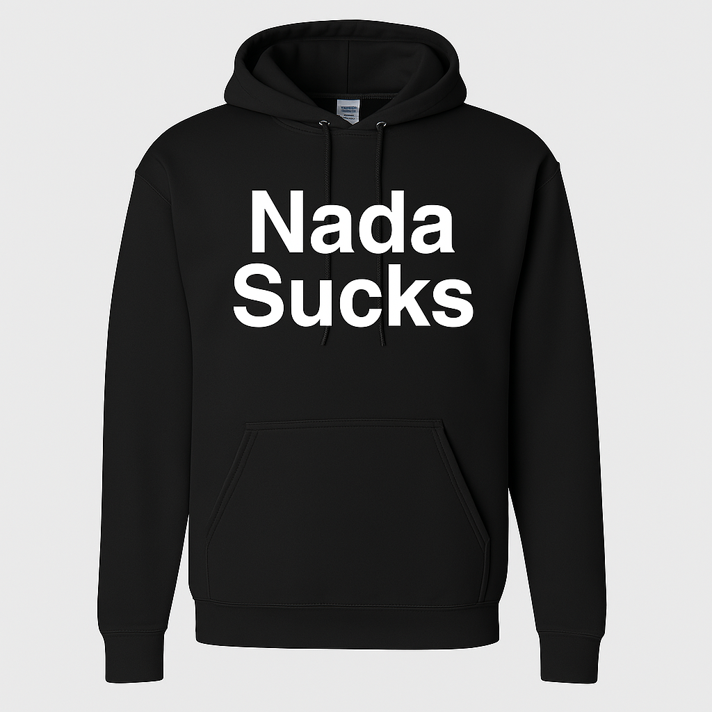 Men's Nada Sucks Soft Hoodie Black