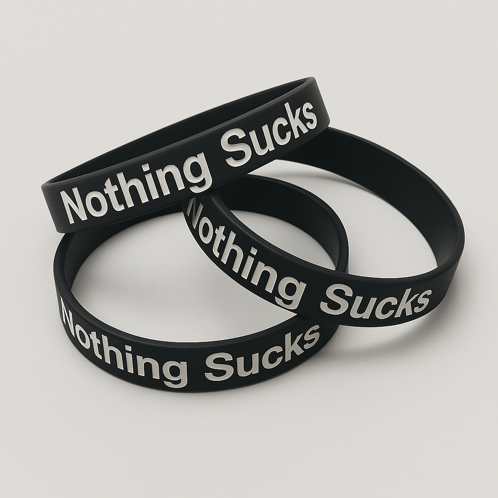 Nothing Sucks Silicone Wrist Band