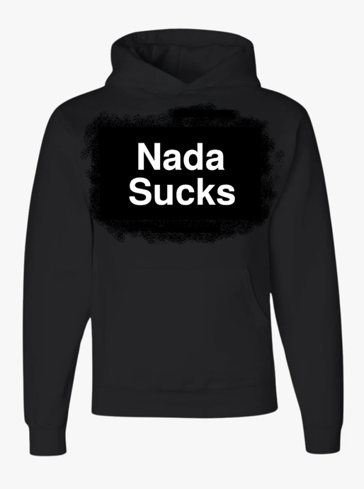 Men's Nada Sucks Soft Hoodie Black