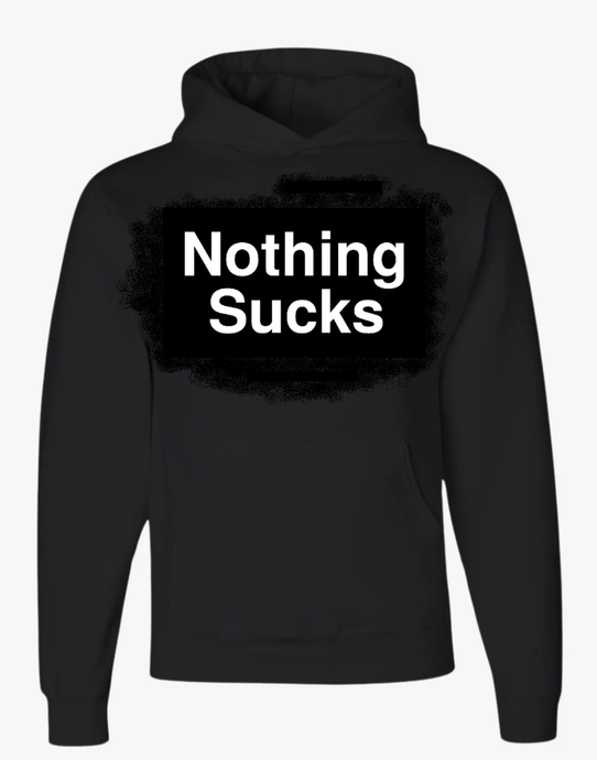 Men's Nothing Sucks Soft Hoodie Black