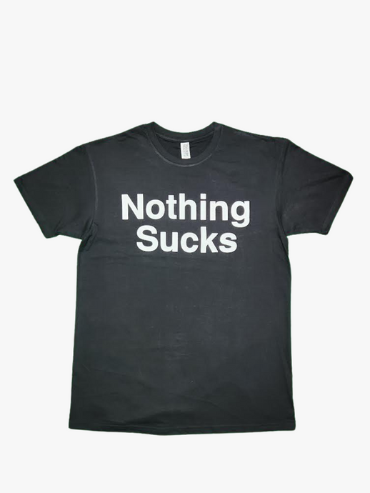 Men's Nothing Sucks Soft Crew Neck Shirt Black