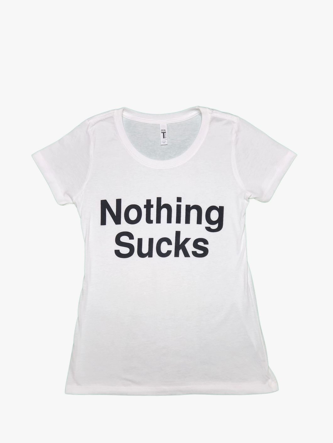 Women's Nothing Sucks Crew Neck Shirt White